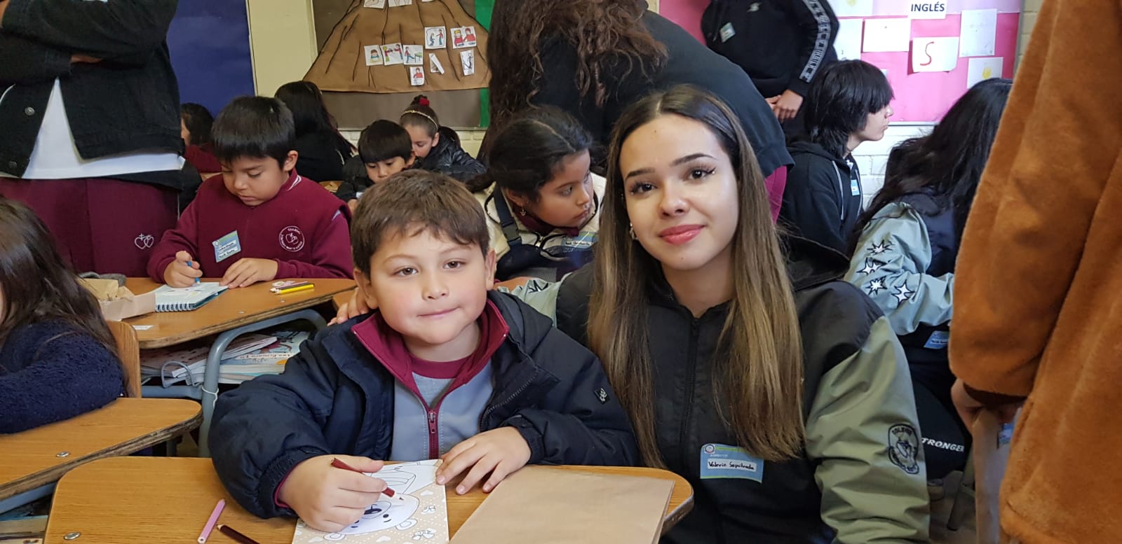 Apadrinamiento estudiantes de IV° medio a estudiantes de 1° básico